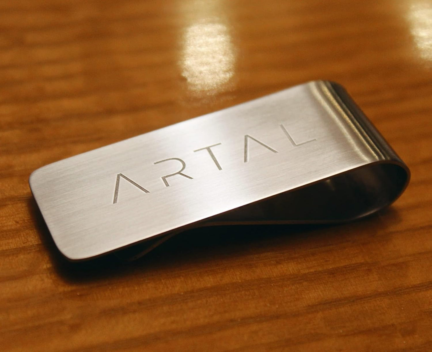 Stainless Steel Money Clip – Slim Wallet Alternative, Gift Box Included, Silver Color, 1 Piece