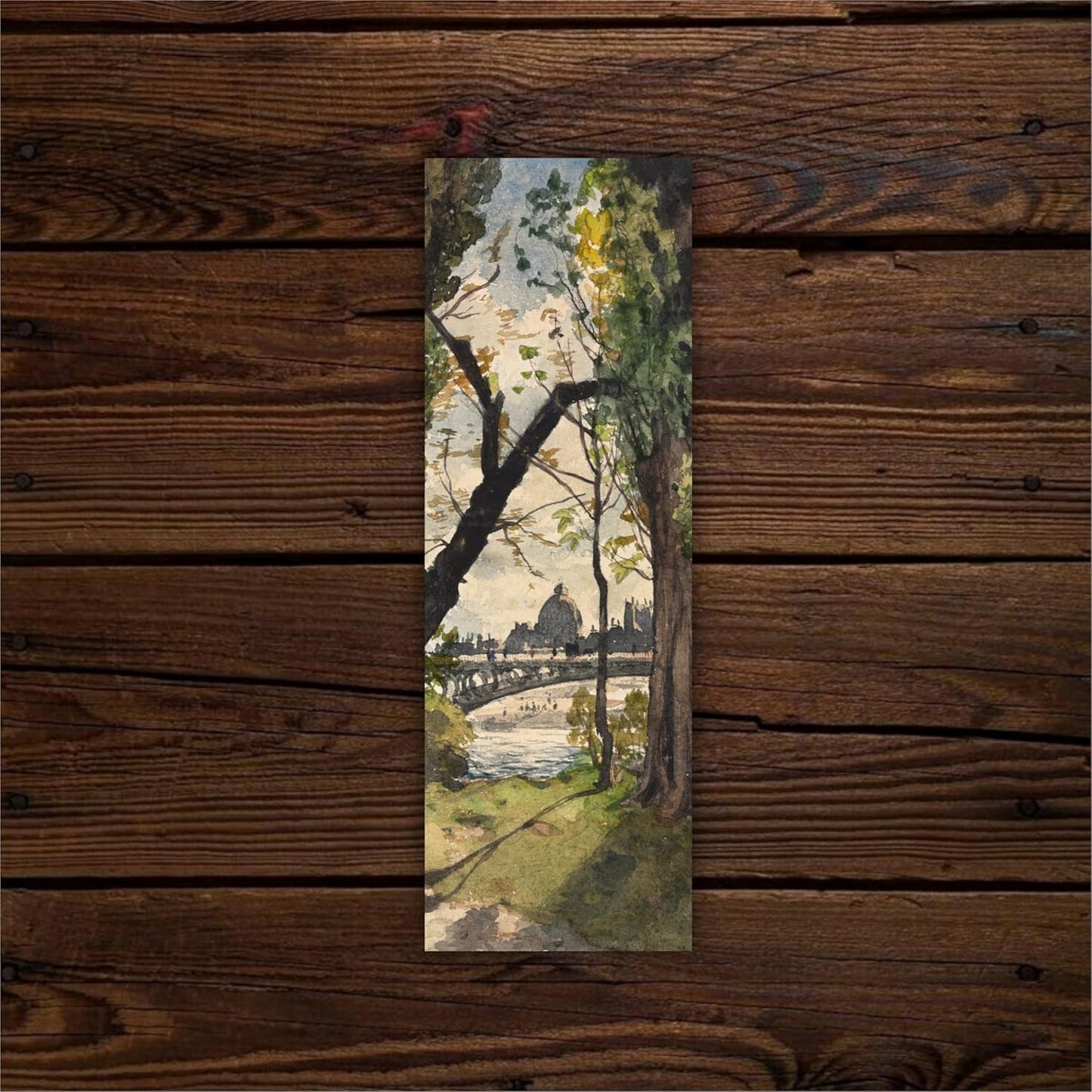 Inspirational Bookmarks, Pack of 5, Classic Design with Positive Quotes and Nature Prints