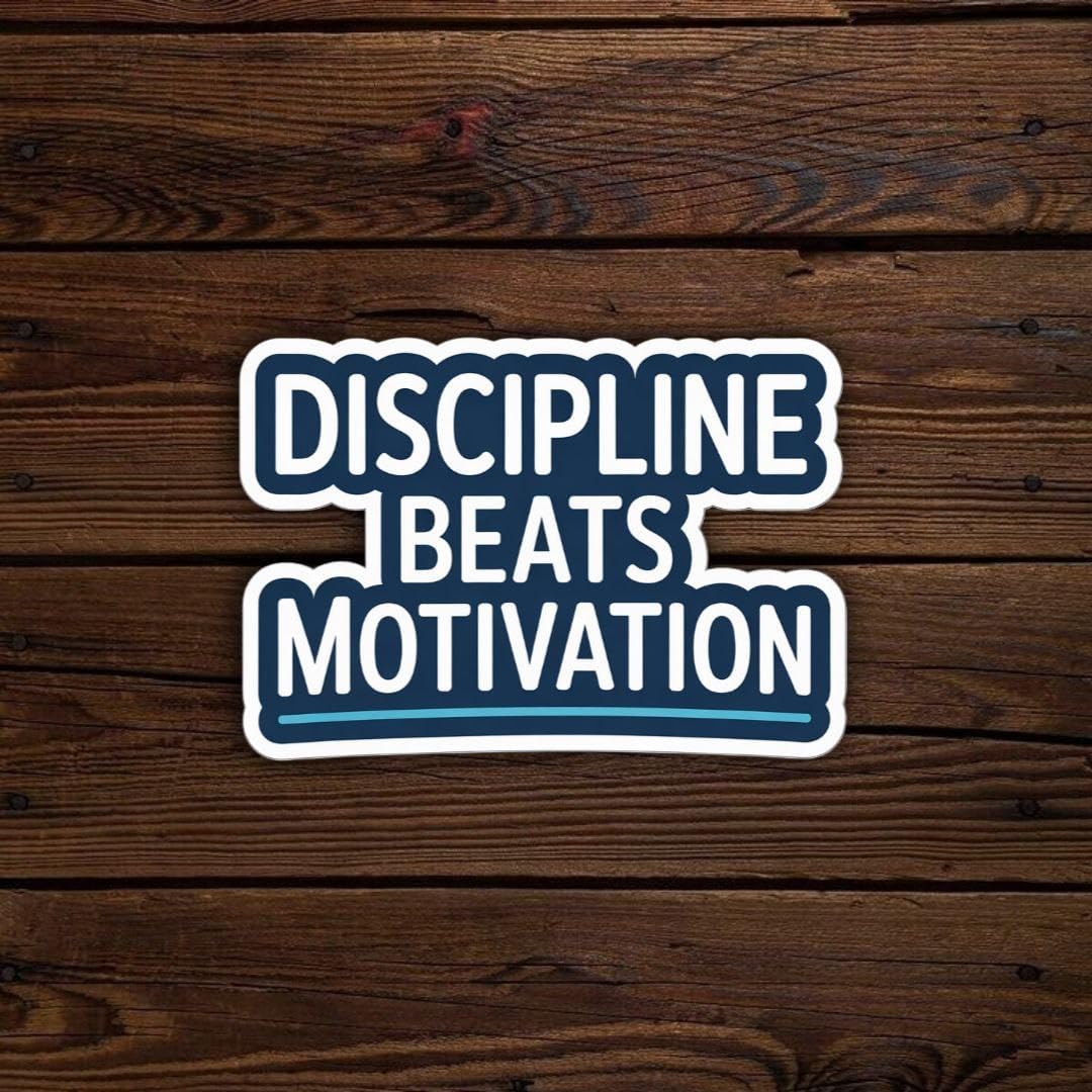 Motivational Quotes Vinyl Stickers – Pack of 5, Waterproof & Durable 6x6 cm Decals with Inspirational Phrases