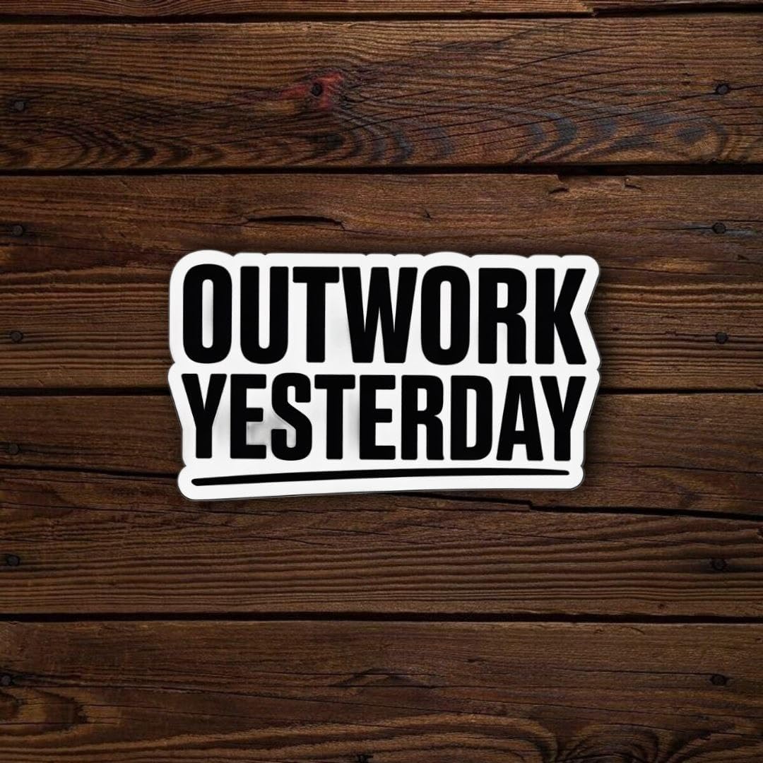 Motivational Quotes Vinyl Stickers – Pack of 5, Waterproof & Durable 6x6 cm Decals with Inspirational Phrases