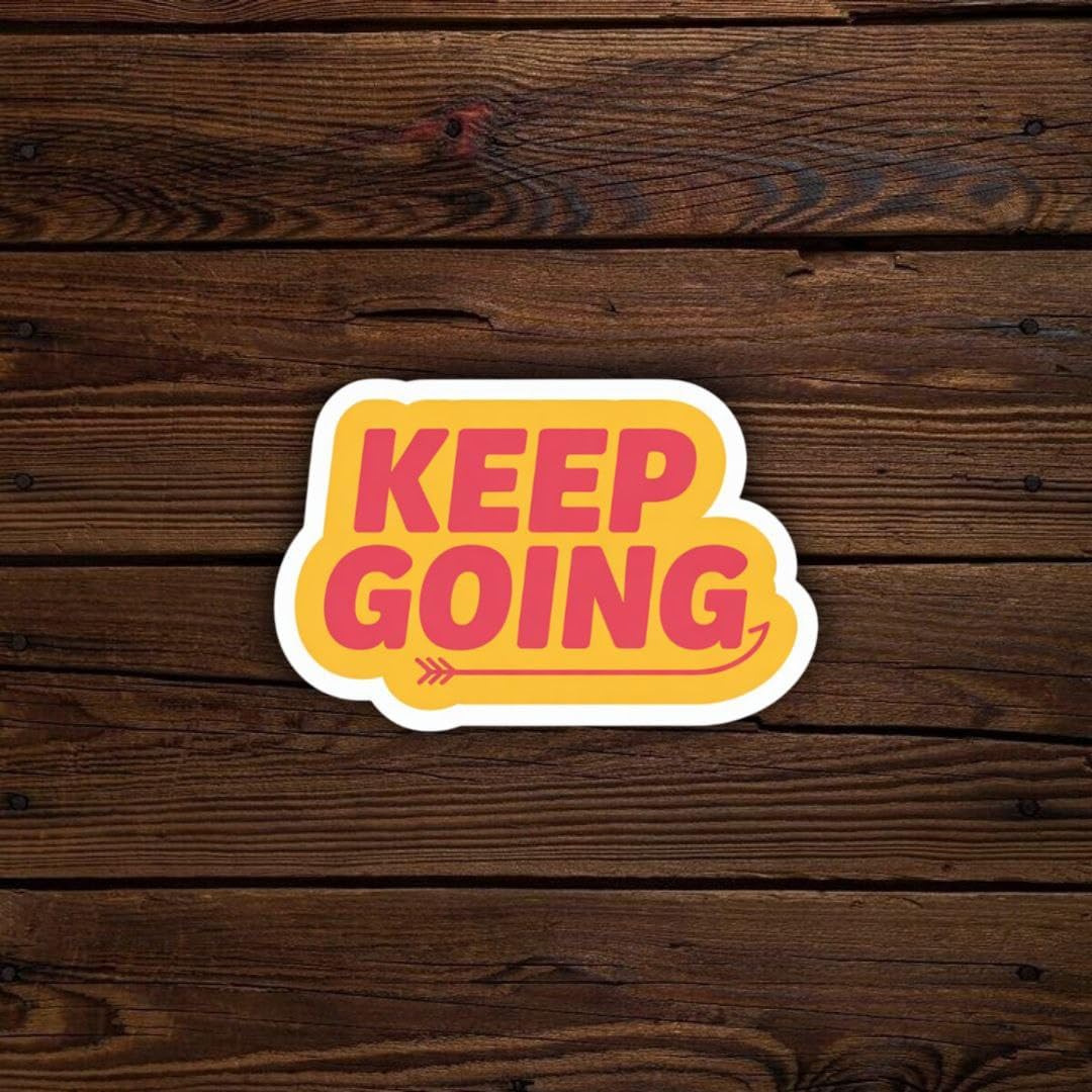 Motivational Quotes Vinyl Stickers – Pack of 5, Waterproof & Durable 6x6 cm Decals with Inspirational Phrases